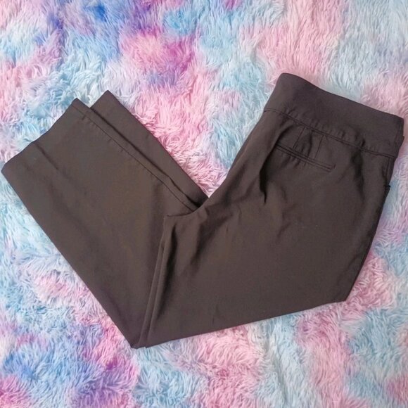 Avenue 18 Petite Plus Womens Trousers Black 1x Dress Pants Zipper Close Pockets - Picture 6 of 9